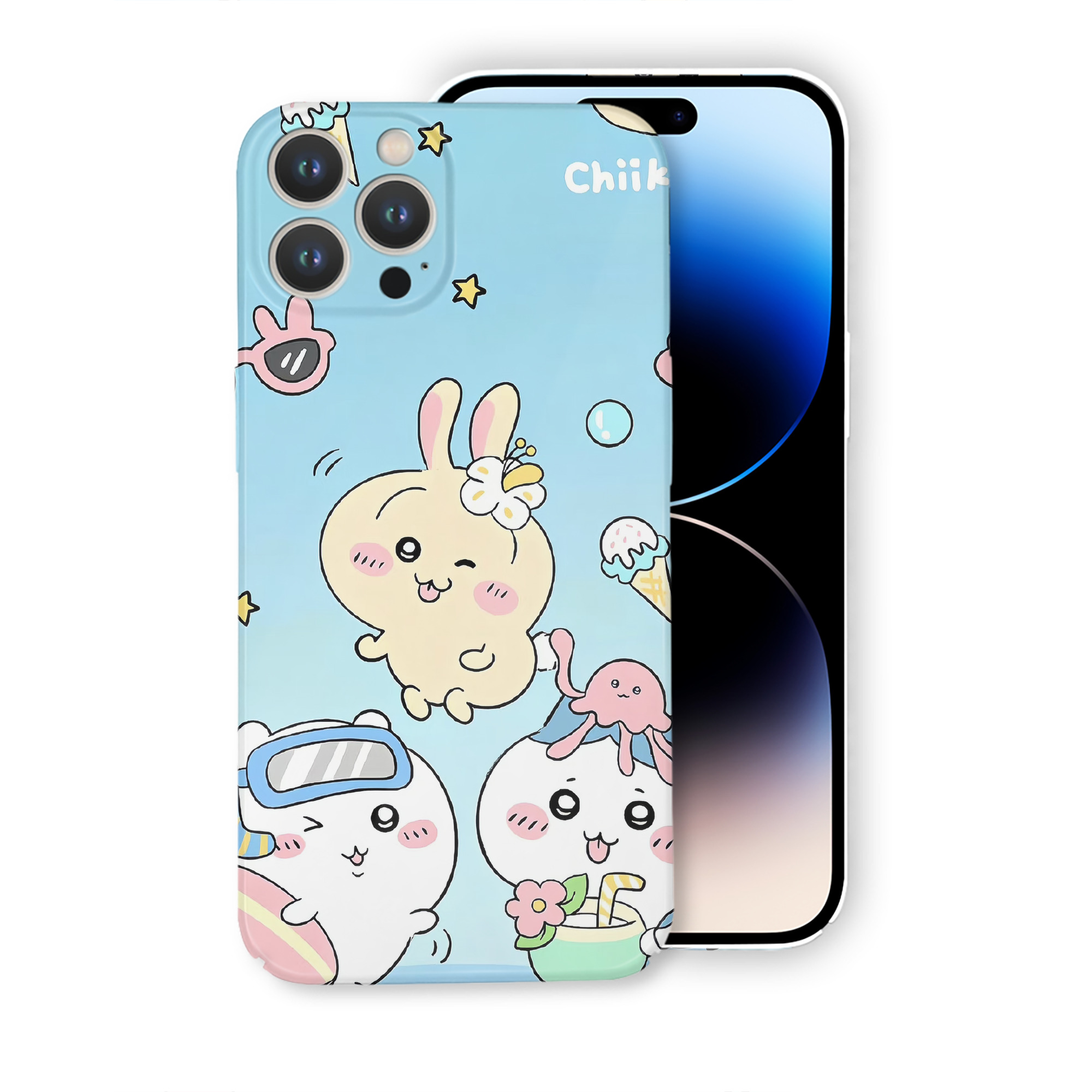 （画像用） ちいかわ Chii-kawa 【iPhone 14シリーズ対応】ハードケース